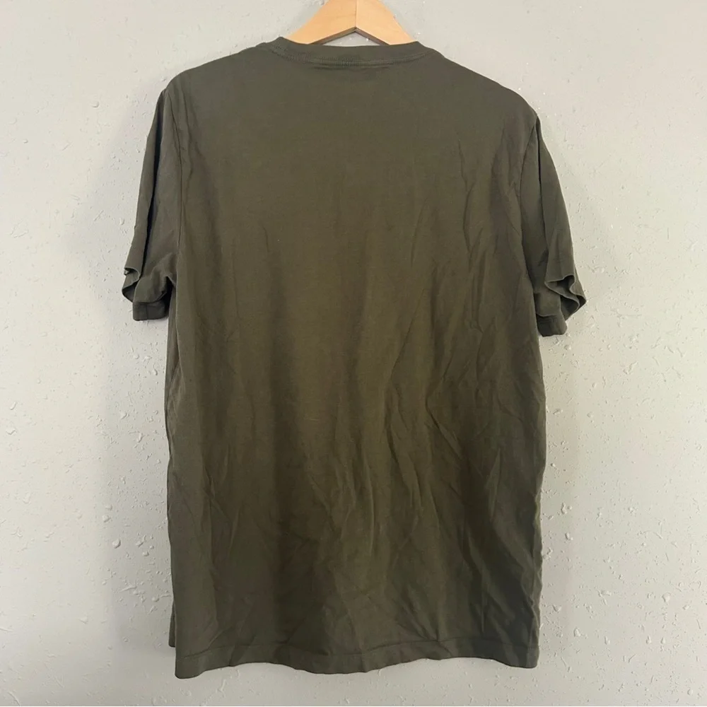 True Religion Green Graphic Tee for Men Casual Large